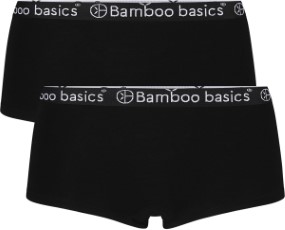 Bamboo Basics Hipsters Iris 2 pack Dames Zwart M