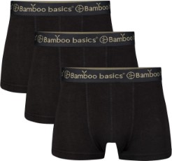 Bamboo Basics Trunk Boxershorts Liam 3 pack Heren Zwart XL