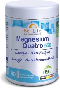 Be Life Magnesium Quatro 550 Capsules
