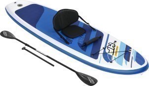 Bestway Hydro Force Oceana Opblaasbaar Convertible Stand Up Paddle Board en Kajak Set 3.05m