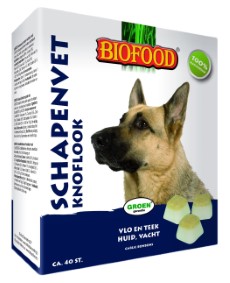 Biofood Schapenvet Knoflook Maxi 40st