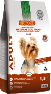 Biofood Hondenvoer Adult Mini | 1,5 KG