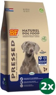 Biofood geperst lam|rijst premium hondenvoer | 2 x 13,5 KG