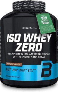 BioTech USA Protein Poeder Iso Whey Zero 2270g Banaan 84g Protein