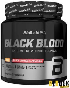 BioTech USA Pre Workout Black Blood NOX 330g Sinaasappel