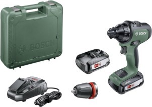 Bosch AdvancedDrill 18 accu schroefboormachine Lichtgroen model Met koffer Met 2x 18 V accus en lader