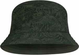 Buff Trek Bucket Hat Checkboard Moss Green L|Xl Zonnehoed