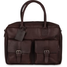 Burkely Laptoptas Finn Vintage Businessbag Classic Dark Brown 14 inch