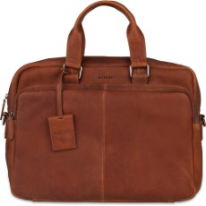 Burkely Leren Laptoptas Workbag 15.6 inch Antique Avery Cognac