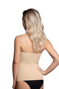 Bye Bra Invisible Singlet | Soft Nude Maat XXL
