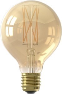 Calex Globe LED Lamp Warm 80mm E27 320 Lm Goud|Clear