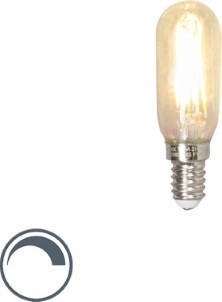 Calex Tubular LED Lamp Filament E14 310 Lm Zilver