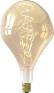 Calex Organic Evo Globe LED Lamp 165mm E27 300 Lm Goud