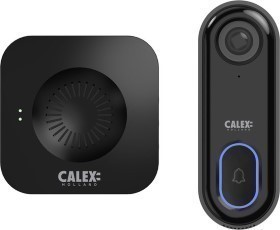Calex Slimme Deurbel met Camera Video Deurbel Full HD Incl. Chime | Gong Smart Home Zwart