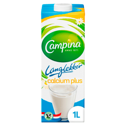 Campina Langlekker halfvolle melk calcium Plus