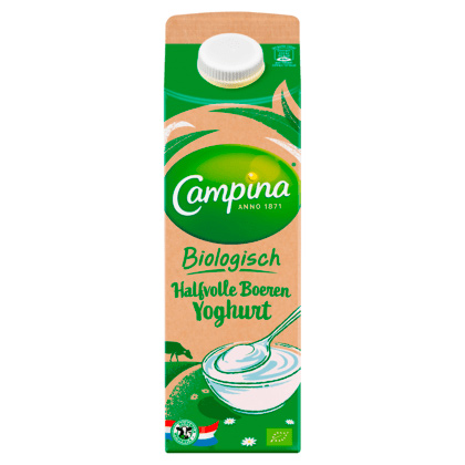 Campina Biologische halfvolle yoghurt