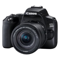 Canon EOS 250D plus EF S 18 55mm IS STM Zwart