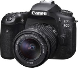 Canon EOS 90D EF S 18 55 IS STM Zwart