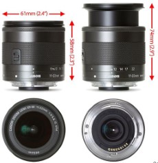 Canon EF M 11 22mm f|4.0 5.6 IS STM