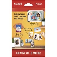Canon Fotopapier Creatieve Kit Met 3 Soorten Papier