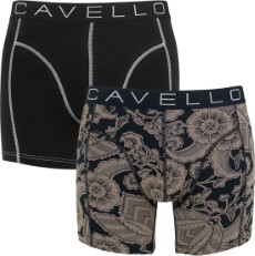 Cavello Boxershorts zwart print S