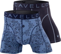 Cavello Microfiber Boxershorts 2 pack China Blue M