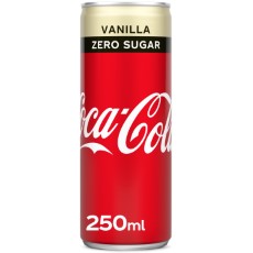 Coca Cola | Zero | Vanille | Blik | 24 x 25 cl