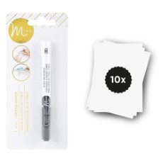 Crafts en Co Minc Toner Ink Marker voor Hot Foil Inclusief A6 Blanco Kaarten