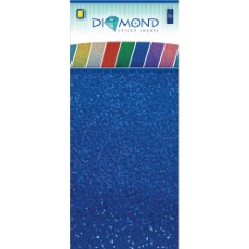 Crafts en Co Vinyl Stickervellen Diamond Sticky Sheets Blauw
