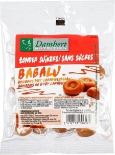 Damhert Babalu butterbonbons 75 gram
