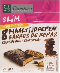 Damhert Slim maaltijdrepen chocolade 240 gram