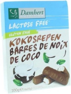 Damhert Kokosrepen lactosevrij 100 gram