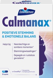 Davitamon Calmanax Positieve stemming en Emotioneel balans | 30 capsules | Voedingssupplement