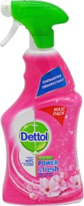 Dettol Allesreiniger spray kersenbloesem Power en Fresh Multi Verwijdert 99,9 procent van alle bacterien maxi pack 750 ml