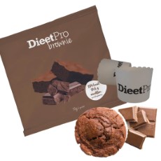 DieetPro Brownie Mix met 3 gratis bakvormpjes