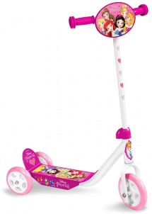 Disney Princess 3 wiel Kinderstep Vrijloop Meisjes Wit|Roze