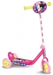 Disney Minnie Mouse 3 wiel Kinderstep Vrijloop Meisjes Roze|Geel