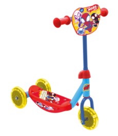 Disney Baby Spidey 3 wiel kinderstep jongens rood|geel|blauw