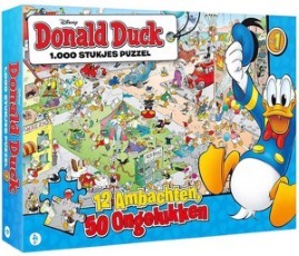 Donald Duck Puzzel 12 ambachten 1000 stukjes Legpuzzel Just2Play