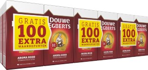 Douwe Egberts Aroma Rood Filterkoffie Dubbelpak 6 x 1000 gram