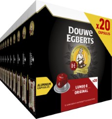 Douwe Egberts Lungo Original Koffiecups Intensiteit 6|12 10 x 20 capsules