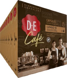 Douwe Egberts D.E Cafe Lungo 10 Koffiecups Intensiteit 10|12 10 x 20 capsules