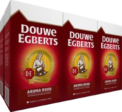Douwe Egberts Aroma Rood Filterkoffie 6 x 500 gram