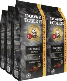 Douwe Egberts Espresso Koffiebonen 4 x 1000 gram Extra grote verpakking