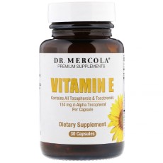 Dr. Mercola Vitamine E tocoferolen en tocotrienolen 30 Licaps Capsules