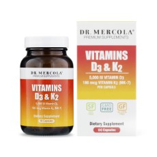 Dr. Mercola Vitamins D3 en K2 90 Capsules