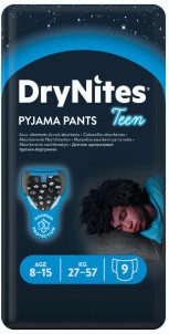 DryNites Boy Absorberende Luierbroekjes 8 tot 15 jaar | 27 tot 57kg 9 stuks