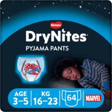 DryNites luierbroekjes jongens 3 tot 5 jaar | 16 tot 23 kg 64 stuks voordeelverpakking