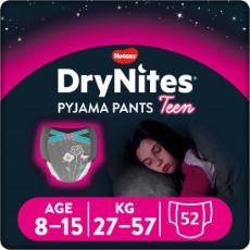 DryNites luierbroekjes meisjes 8 tot 15 jaar | 27 tot 57 kg 52 stuks voordeelverpakking