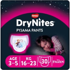 DryNites luierbroekjes meisjes 3 tot 5 jaar | 16 tot 23 kg 30 stuks voordeelverpakking